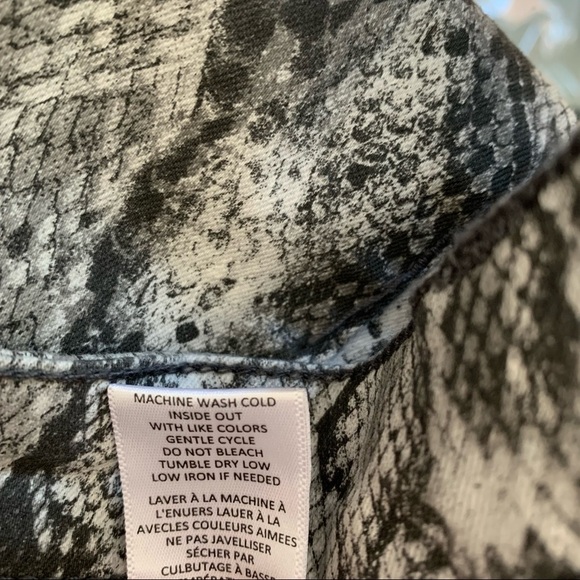 Tinseltown Snake Print Skinny Ankle Jeans NEW - Picture 8 of 8